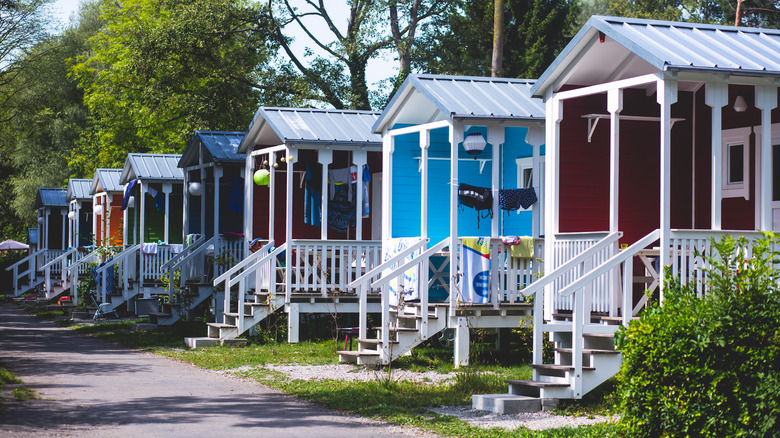 European camping bungalows