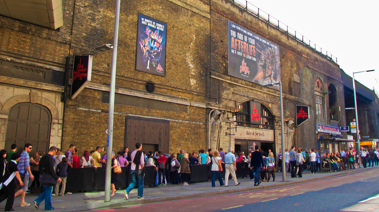 Lines outside London Dungeon