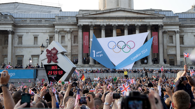 crowds at London 2012 Olympics