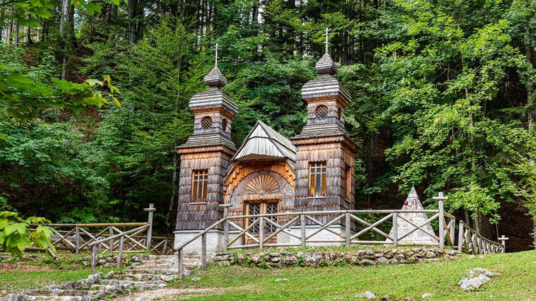 Russian Chapel along Vršič Pass