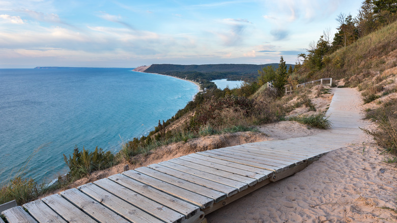 Lake view from empire trail