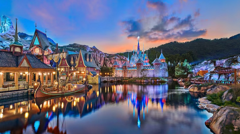 New Frozen area at Hong Kong Disneyland