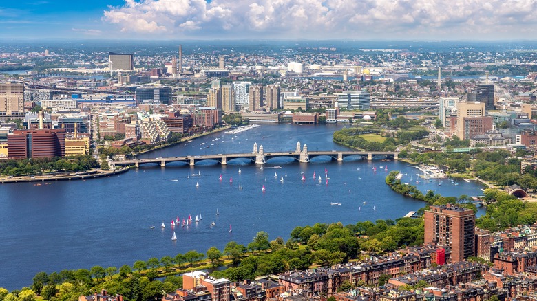 wide view of Boston