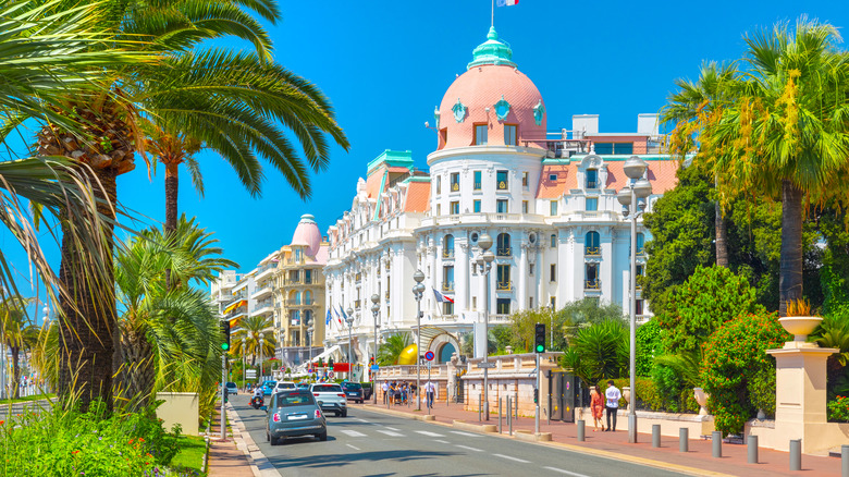 Panorama of Promenade des Anglais