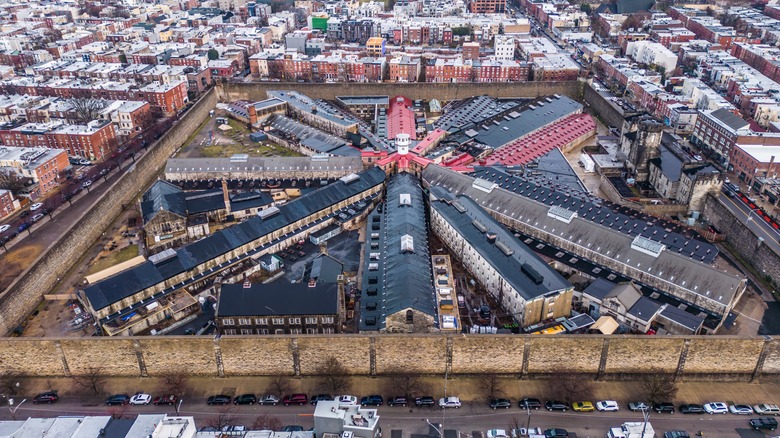 Eastern State Penitentiary aerial view