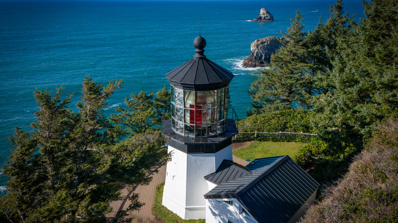 The Cape Meares Lighthouse