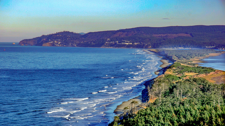 The Bayocean Peninsula on the edge of Oregon's Tillamook Bay