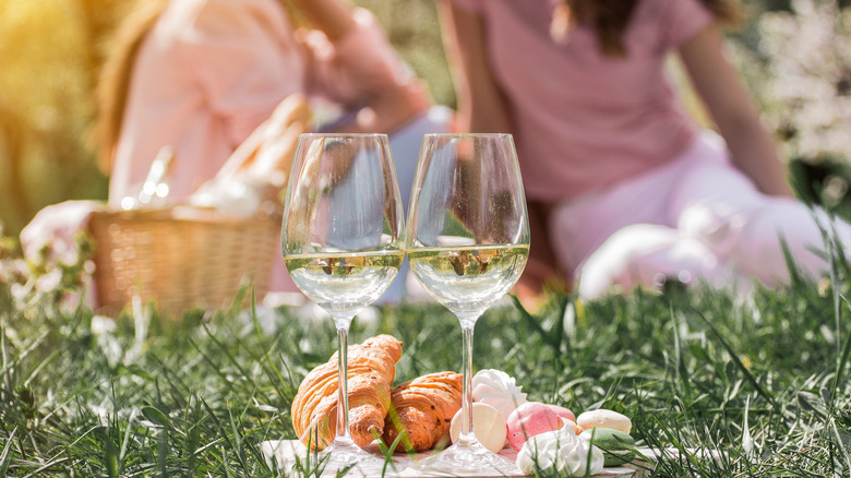Picnic in a French park