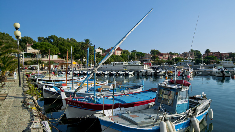 Boats in Porquerolles