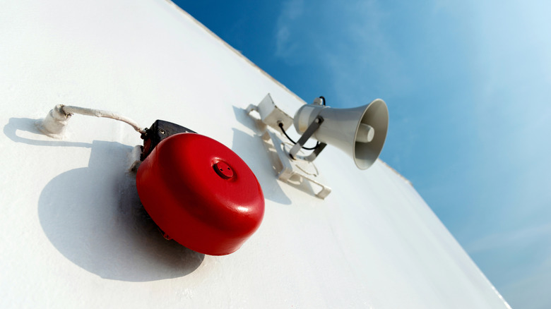 megaphone on a ship