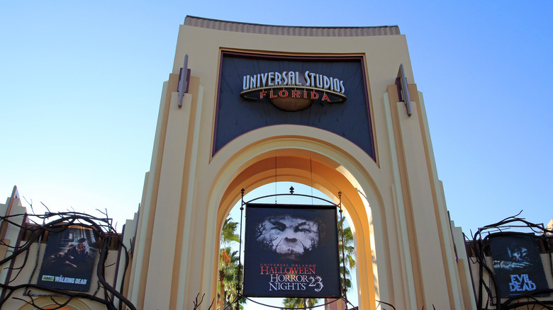 Universal Halloween Horror Nights' entrance