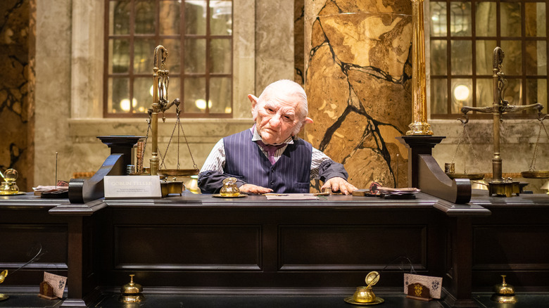 Goblin at Gringotts Money Exchange