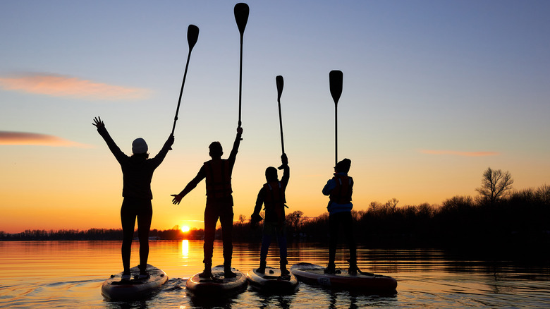 Evening paddleboard tour