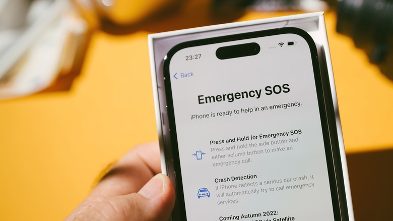iphone emergency SOS feature