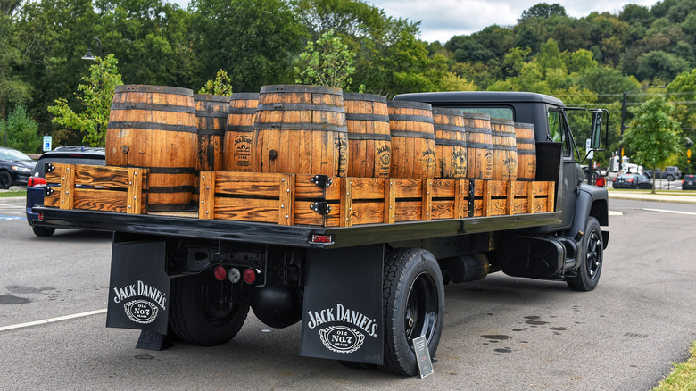 Jack Daniels delivery truck