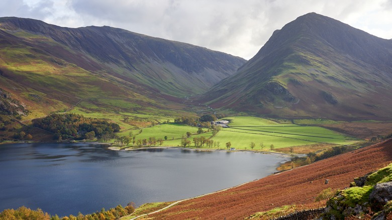 Gatesgarth near Buttermere Lake in Lake District National Park