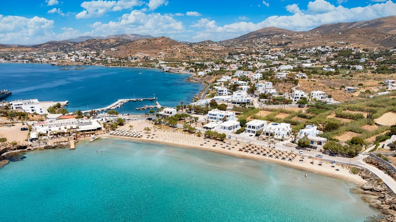 Agathopes Beach in Syros Greece