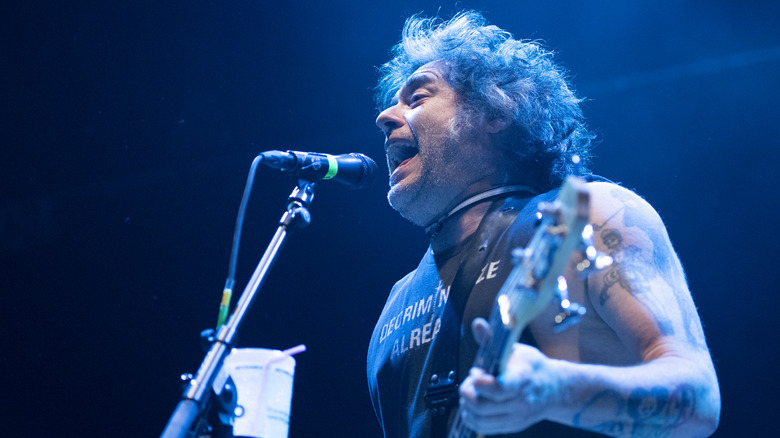 Fat Mike of NOFX performing