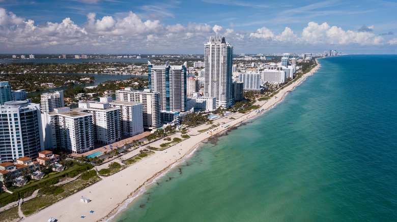 North Miami Beach aerial view