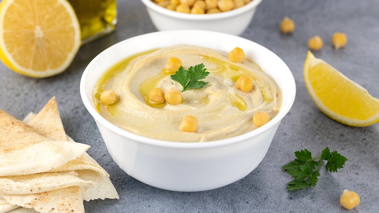 Bowl of hummus