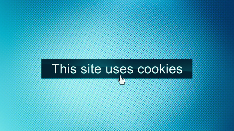 this site uses cookies message