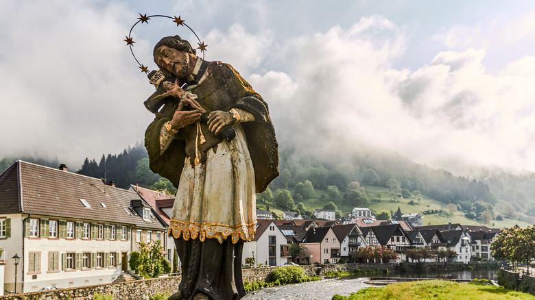 Christ statue in Wolfach