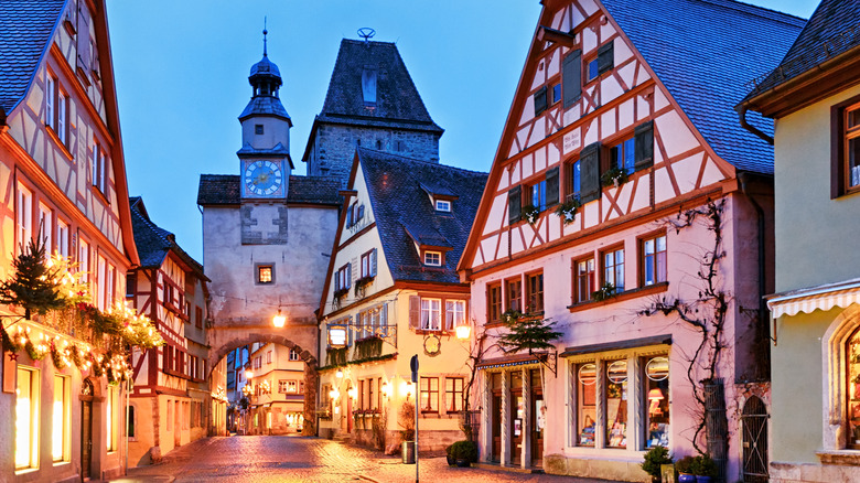 Old houses in Rothenburg