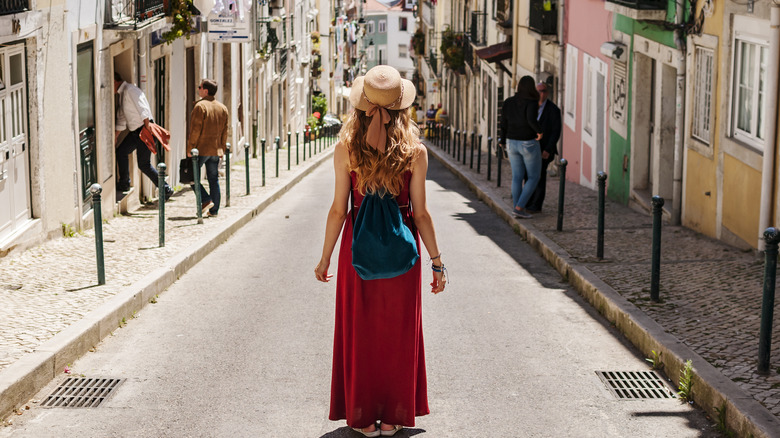 solo traveler in Barcelona