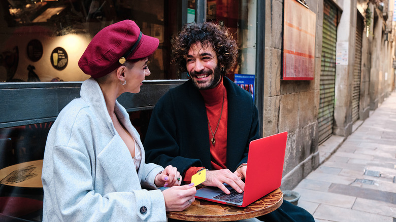 Travelers in Barcelona