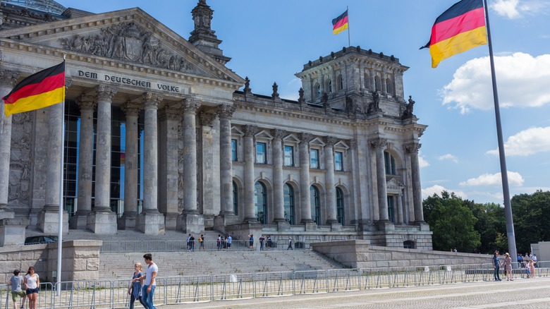 Reichstag Building in Berlin 