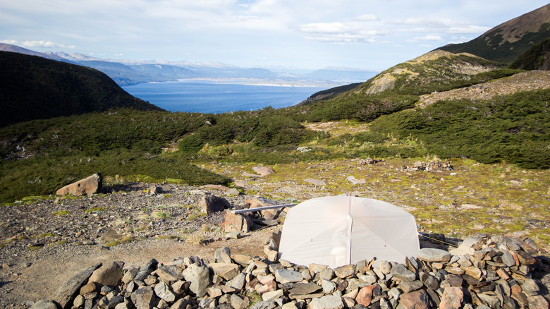 Campsite near Guanaco Lake