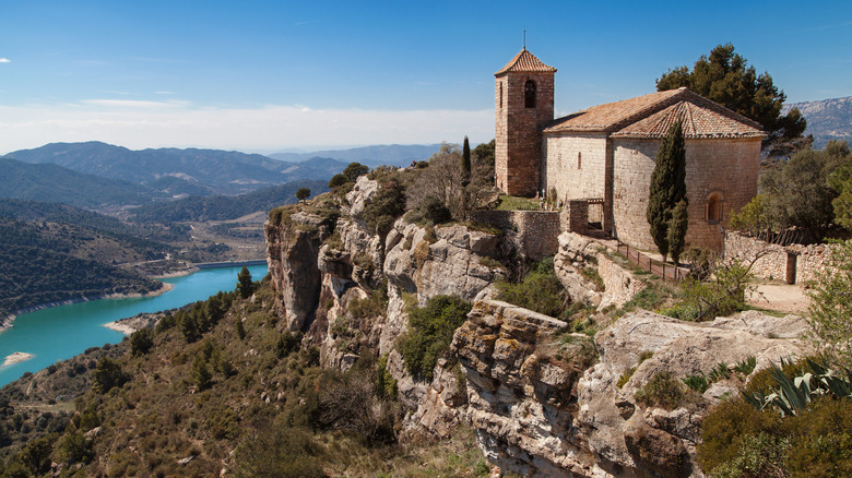 Siurana village view Priorat Spain