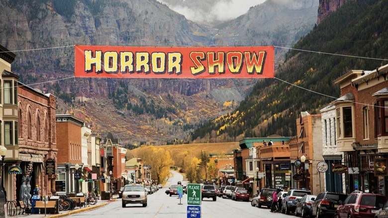 Horror Show banner in Telluride