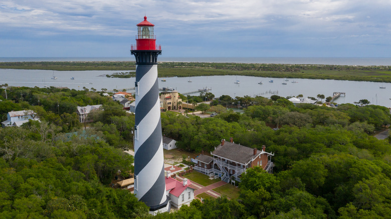 St. Augustine lighthouse in Florida