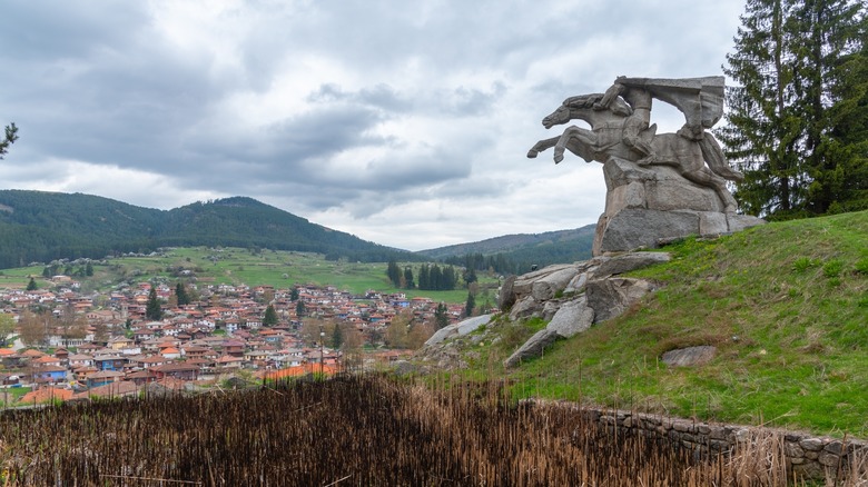 View from the Georgi Benkovski monument