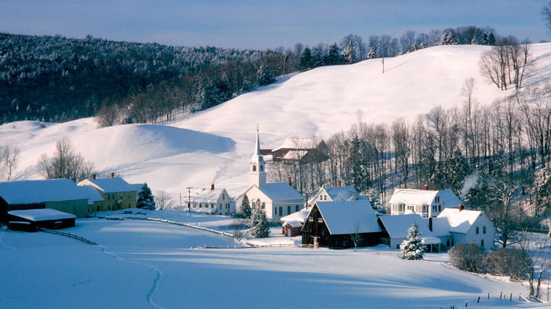 Snow-covered East Corinth