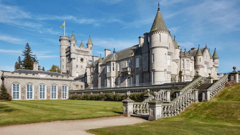 Balmoral Castle on a sunny day