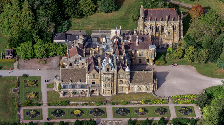Aerial view of Tyntesfield House