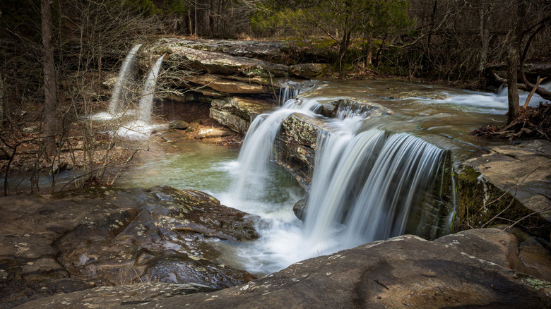 Burden Falls is located in Shawnee National Forest, Illinois.