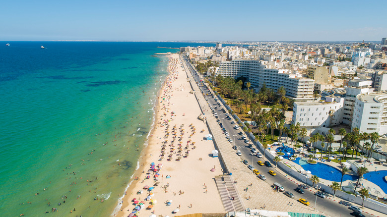 Beaches of Tunis, Tunisia