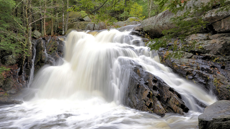 Purgatory Falls in Lyndeborough, New Hampshire