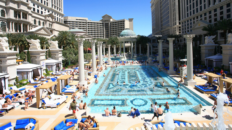 outdoor pool at a resort