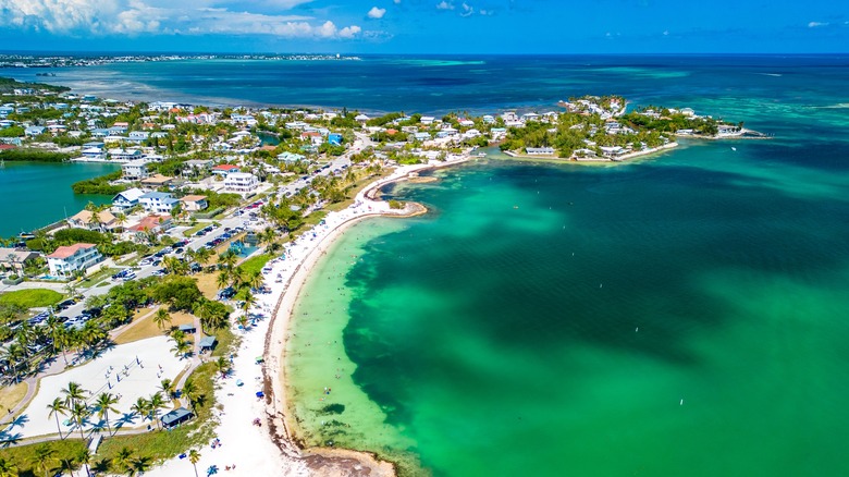 Aerial view of Marathon, Florida