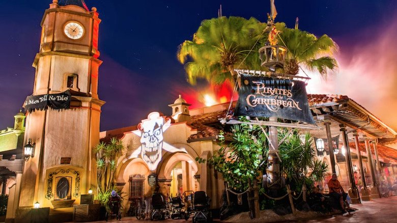 Exterior of "Pirates of the Caribbean"