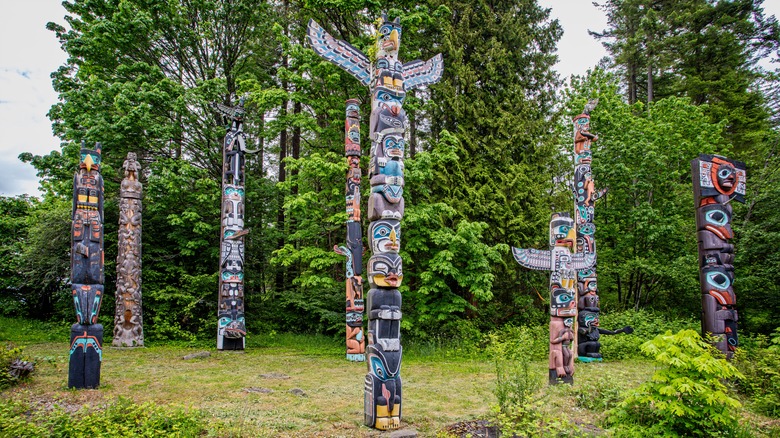 Stanley Park Totem Poles Vancouver