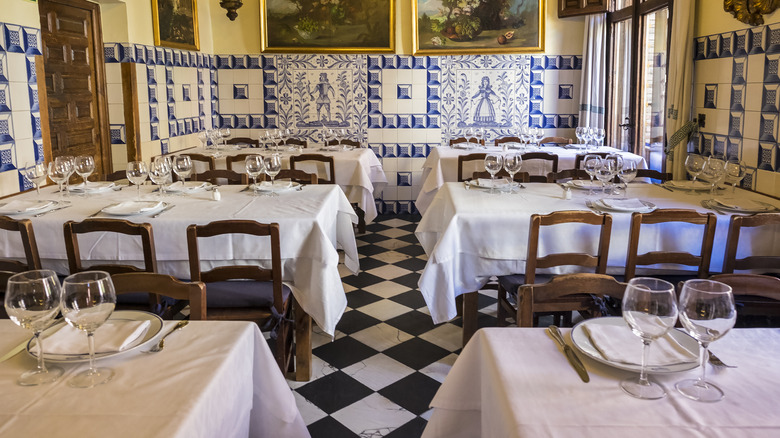 interior of Botin restaurant