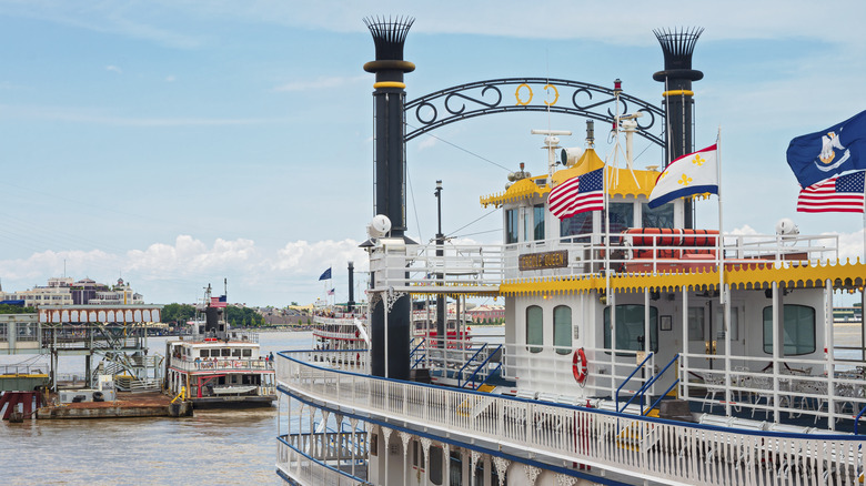 New Orleans Mississippi steamboat