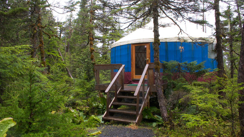 A yurt in Alaska