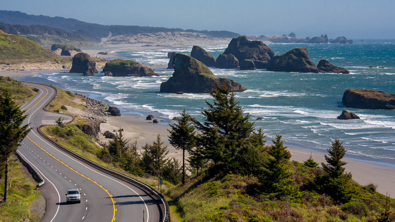 Oregon Coast Highway Cannon Beach