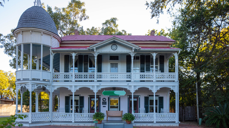 Historic mansion in Gruene, Texas